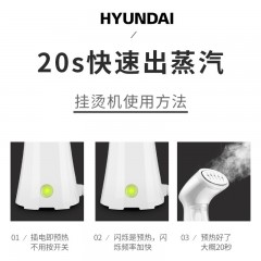 韩国现代（HYUNDAI）手持蒸汽挂烫机HY-GC001