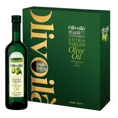 欧丽薇兰 特级初榨橄榄油简装礼盒  750ml*2