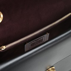 蔻驰 COACH 奢侈品 女士专柜款MADISON系列牛皮手提单肩斜挎包黑色 5211 B4 BK